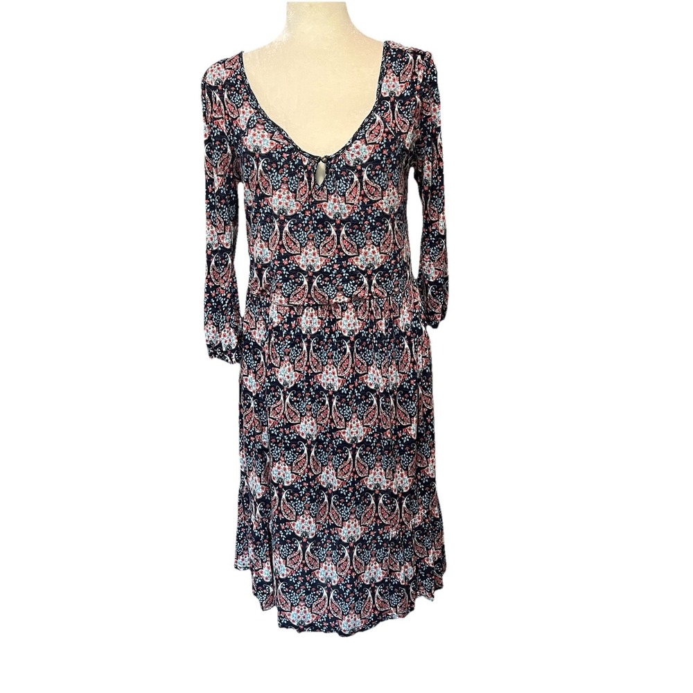 Matilda Jane Black and Pink Midi Dress